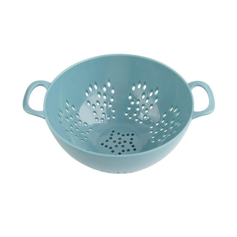6 Inch Vegetable Strainer Plastic Fruit Draining Basket Durable Food Colander Kitchen