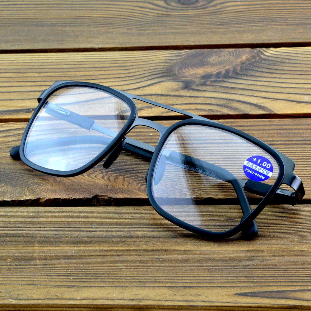 Clara Vida Fashion Trend Молодежные прогрессивные фотохромные очки для чтения с двойной перемычкой +1 +1,5 +2 +2,5 +3 +3,5 +4