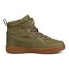 Puma Rebound Rugged V Удобные детские кроссовки средней высоты Детские кроссовки Зеленый 388244-02