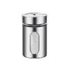 Heat-Resistant Glass Condiment Container, Sugar, Salt, Potato Starch, Sugar Pot, Spice Shaker, Flour, Pepper Case, 80ml, Removable Lid, Easy To Clean,