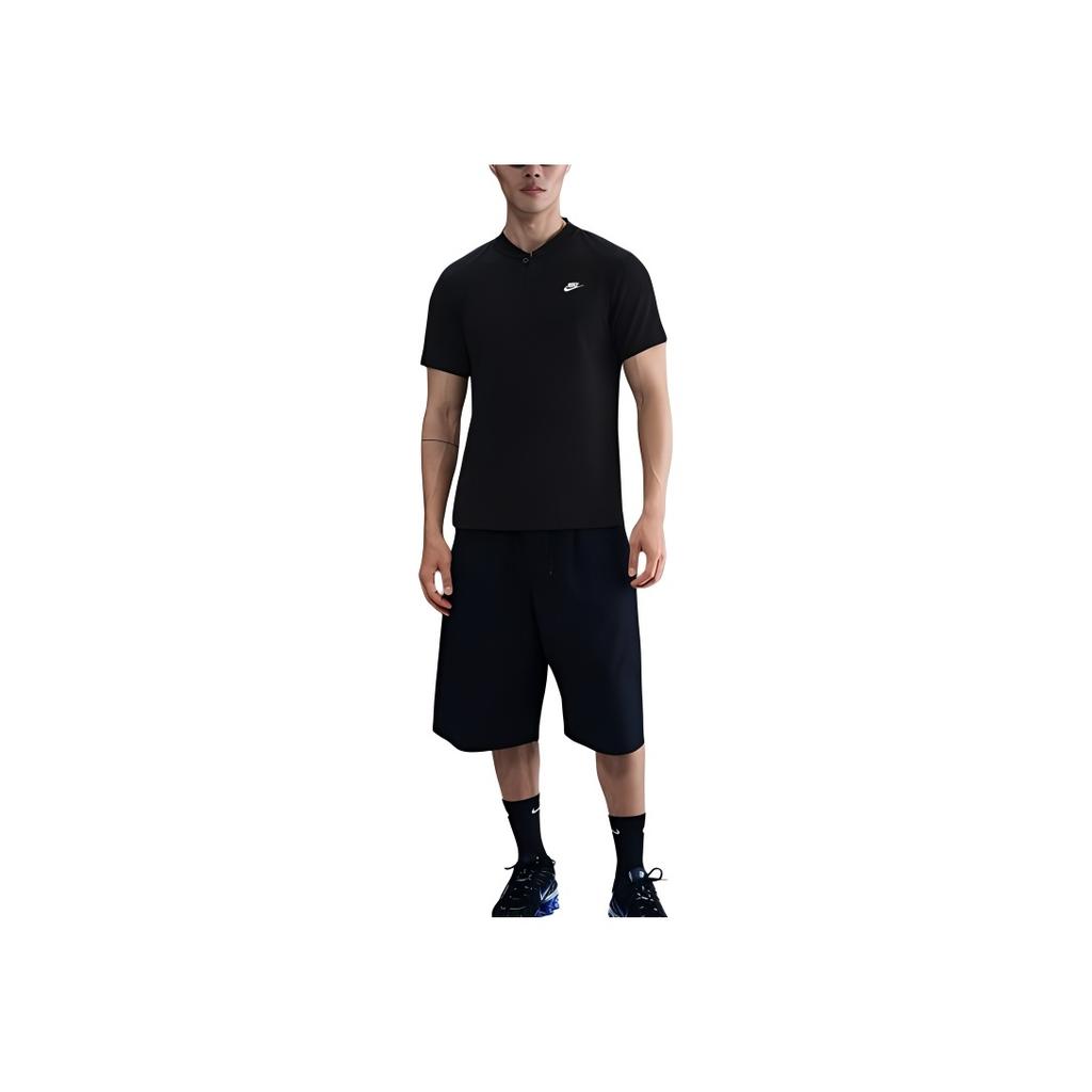 Nike Club Futura Удобная футболка с коротким рукавом и круглым вырезом для мужчин Топы Черный HQ5975010