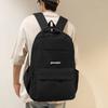 Школьная сумка для школьников средней школы, мужской рюкзак большой вместимости для путешествий, компьютерный рюкзак, однотонный женский рюкзак