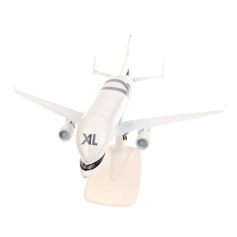 20 см Белый кит Транспортный самолет A300-600 Beluga Airlines Модель самолета Транспорт Белуга Литье из сплава Самолет Игрушка Модель