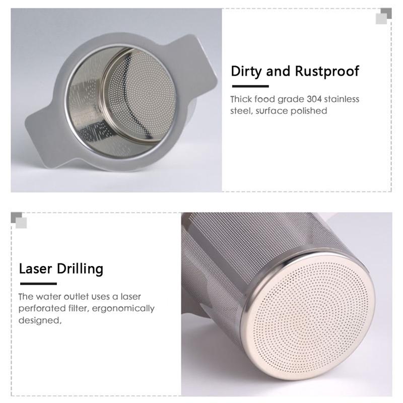 304 Stainless Steel Tea Leak Double Ear Stainless Steel Tea Leak Coffee Leak Tea Filter
