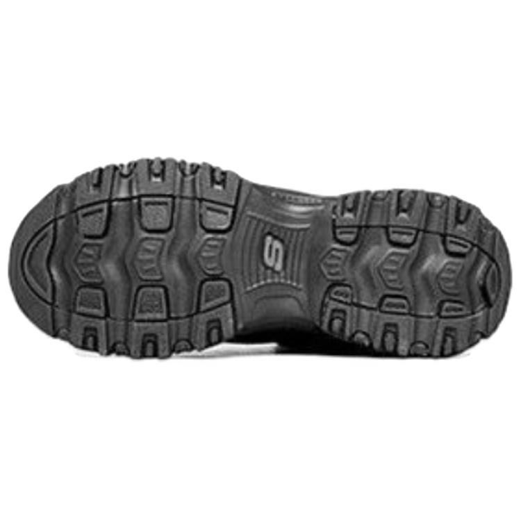 Skechers Современные удобные повседневные водонепроницаемые ботильоны с нескользящей подошвой Женские ботинки Черный 167087-BLK