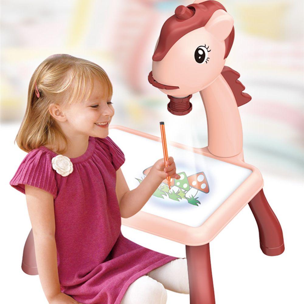 Toys Learning Toys Kids Arts Crafts Painting Toys Kids Toys Led Projector Children Drawing Table