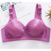 Large Size Thin Section Without Steel Ring Comfortable Breathable Adjustable Underwear Large Breasts Show Small Side Collection Gathered Bra