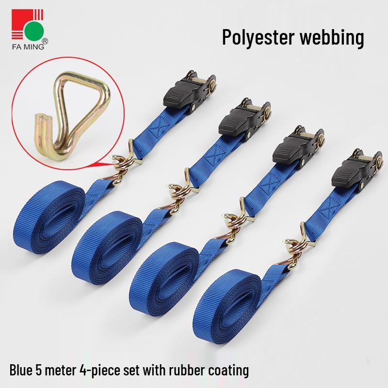 25-мм Полиэстеровые Ременные стяжки с трещоткой для багажа для самостоятельного вождения по бездорожью