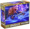 In Beverly 300 Piece Jigsaw Puzzle Onslaught from Underwater Tyrannosaurus VS Spinosaurus X Blue [Made Japan] (26 38cm) 93-164