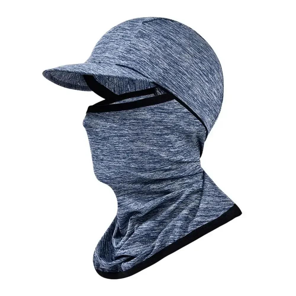 Солнцезащитный крем для лица, солнцезащитный капюшон, шляпа с УФ-защитой, головные уборы из ледяного шелка для мужчин и женщин, велоспорт, скалолазание, солнцезащитный крем, капюшон для верховой езды