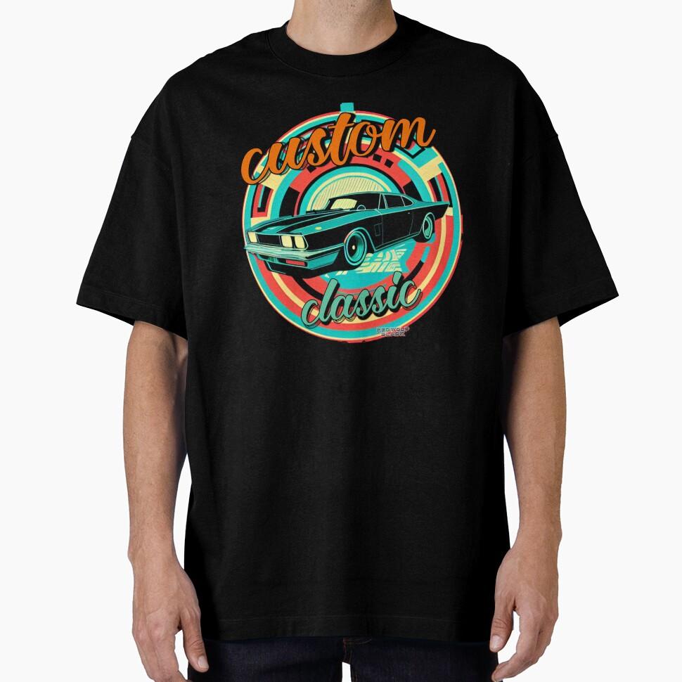 Vintage Custom car 72 Oversized T-Shirt