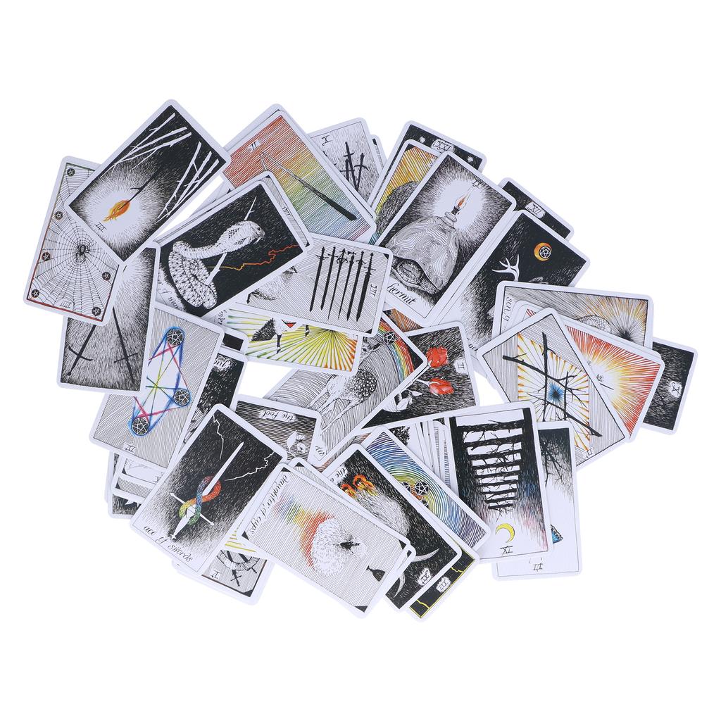 Дикие карты Таро Неизвестная колода Таро Голограмма Бумага Гадание Игральные карты Игра