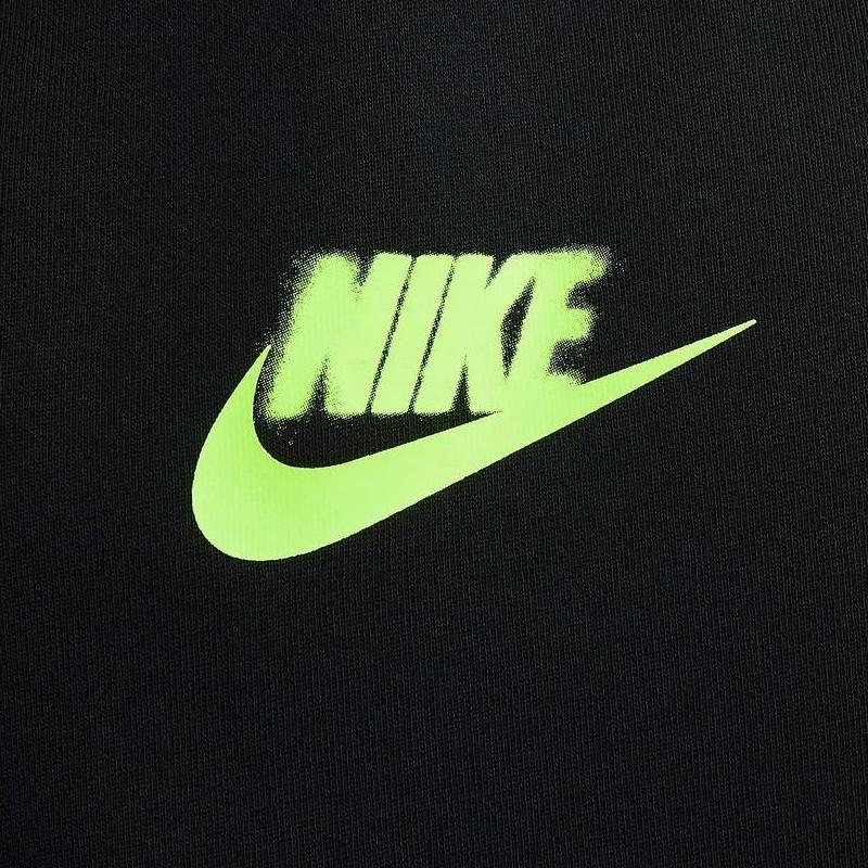 Nike Спортивная одежда с логотипом, пуловер с капюшоном, мужские толстовки, черный цвет HJ1465-010