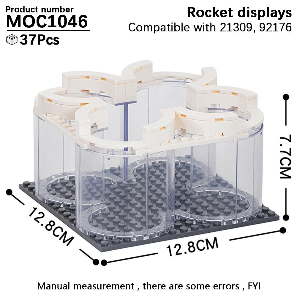 Подставка MOC для фигурок из фильмов, аниме, военных action figures, подставки для демонстрации, совместимые с блоками-коробками 75257 05007 75105, Игрушки-кубики High-Speed Championed, Наборы
