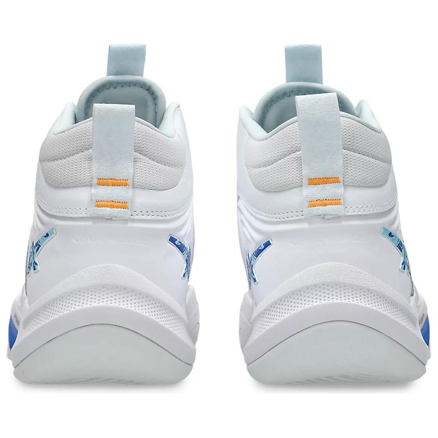 Asics Новые кроссовки для баскетбола средней высоты Nova Surge 3 Мужские кроссовки Белые 1061A048-100