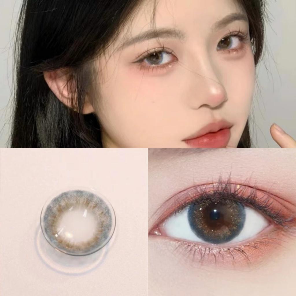 2 шт./пара линз, натуральные контактные линзы, красивые контактные линзы, цветные линзы для глаз, коррекция зрения (Dia:14мм)