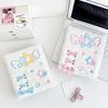Loose-Leaf Photocard Holder Plush Angel Star Pattern Collect Book  For Kpop Idol Fans