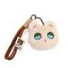 Stuffed Cat Plush Doll Keychain Big Eyes Animal Plush Key Chain Cute Cat Plush Doll  Children