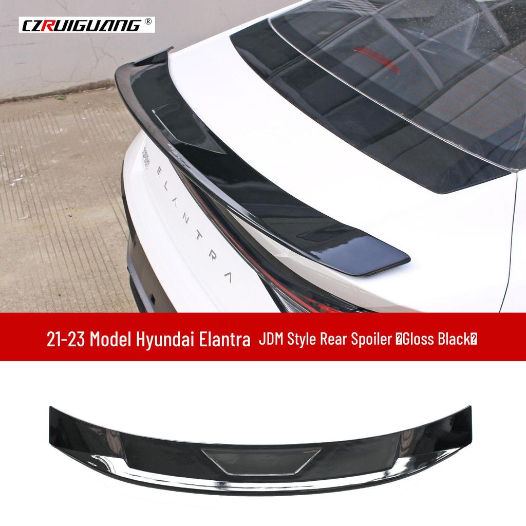 Индивидуальный боди-кит для Hyundai Elantra 23-й модели: Передний сплиттер, губа, боковые юбки, жалюзи, задний спойлер и угловые накладки