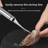 Очиститель и очиститель креветок из нержавеющей стали для легкого удаления панциря и удаления кишечной вены