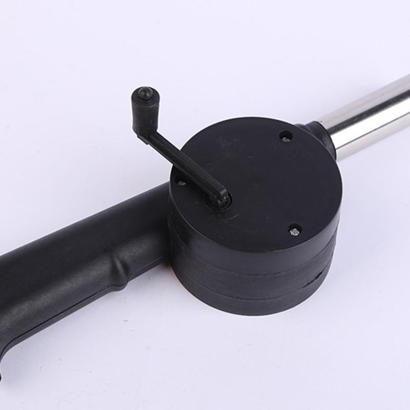 Ручной вентилятор Компактный вентилятор для походной плиты со съемной ручкой для пикников, походов