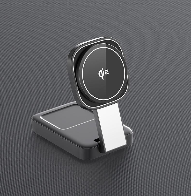 Мощное 3-в-1 беспроводное зарядное устройство Qi2 MagSafe для телефонов Apple
