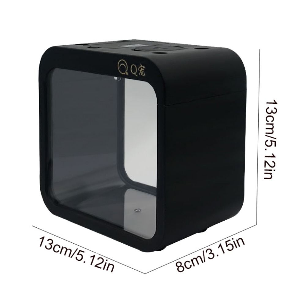 Мини Мини Настольный Аквариум Прозрачный Строительный Блок Аквариум Офис