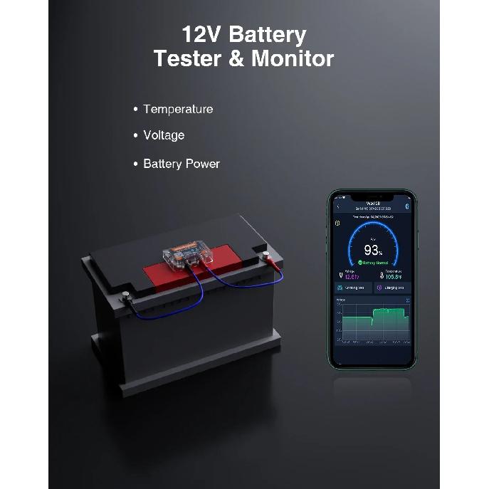 Беспроводной Bluetooth 4.0 12 В аккумуляторный монитор BM6 с приложением для проверки работоспособности автомобильного аккумулятора, тестер аккумулятора для Android IOS