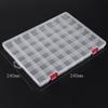 48-Compartment Transparent Tool Box Plastic Fishing Lure Box Fishing Tackle Storage Organizer Jewelry Earring Bead Screw Case