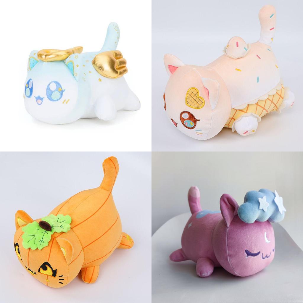 Милая плюшевая игрушка кошка Афмау, мягкая и светящаяся набивная подушка для фанатов, коллекционеров и детей