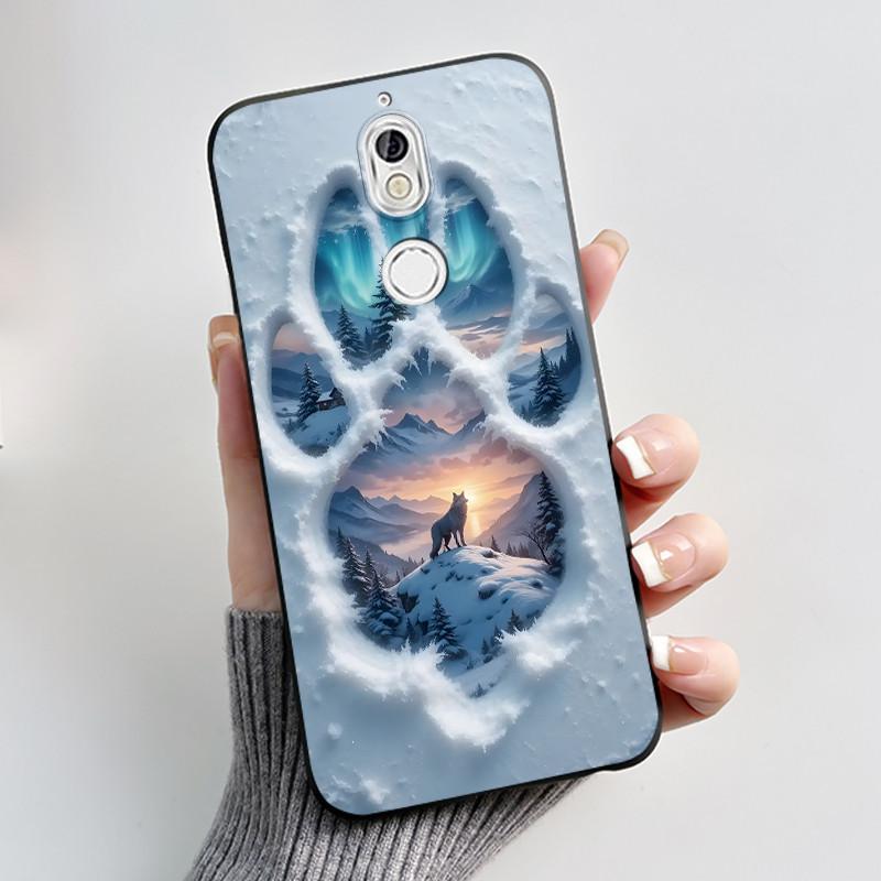 Чехол для телефона Nokia 7 Корпус для Nokia 7 Plus Задняя крышка Модный Мягкий силиконовый Ударопрочный Черный чехол С узором Кролик Молочный чай