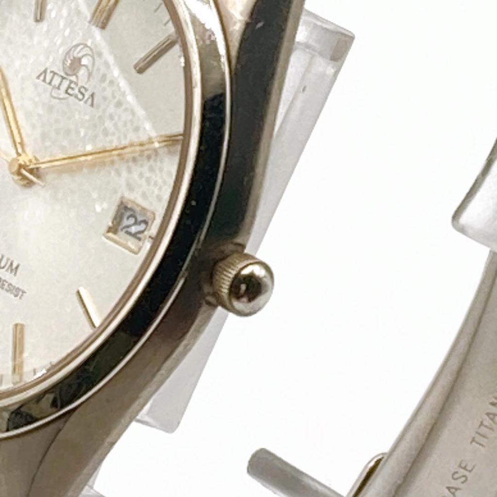 Used CITIZEN ATTESA Men's Watch Quartz Working Titanium 419