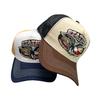Stock 3d Embroidery logo Country Trucker Hat Deep Crown for Big Head Cap High Medium Peak
