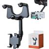 AJW-Rotatable and Retractable Car Phone Holder Phone Holder for Car Rearview Mirror Universal Rotatable [1441]