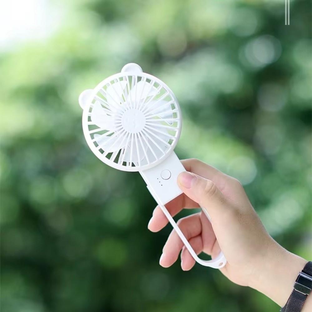USB Rechargeable Portable Fan Air Cooler Handheld Fan Foldable Fan for Camping Office Outdoor