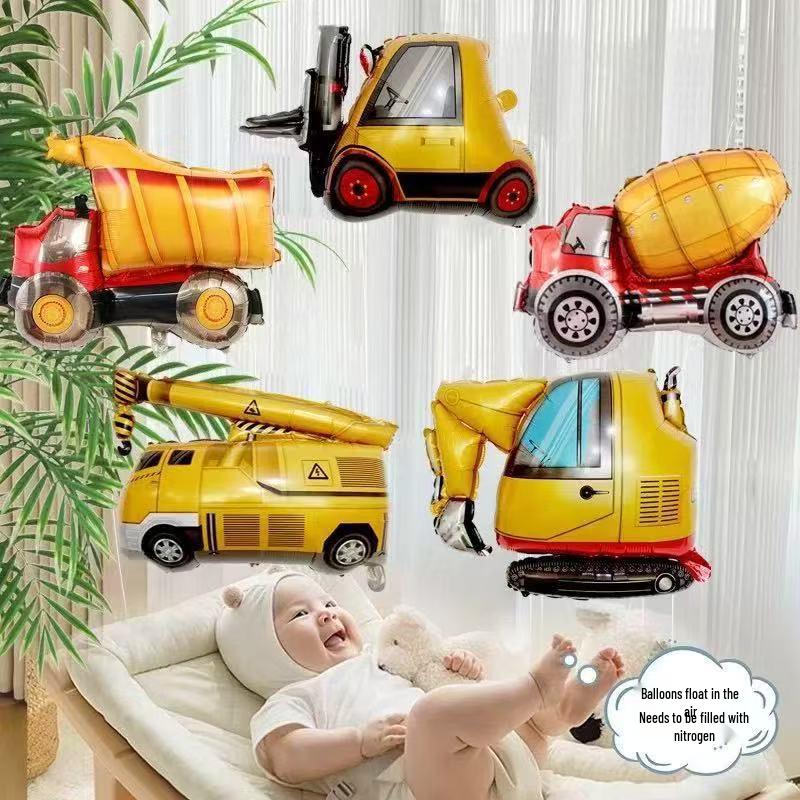 Гелиевые шары с мультяшными животными и фруктами для отслеживания ребенка