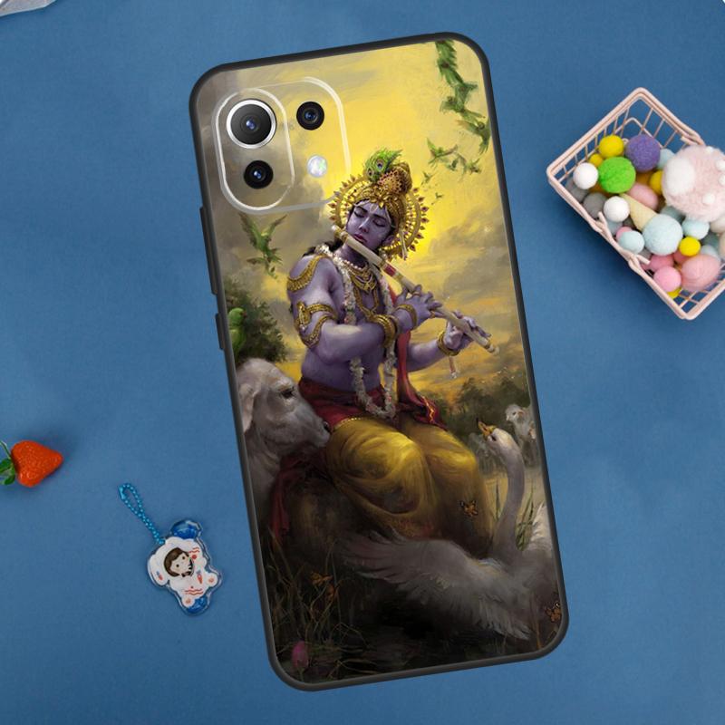 Indian God Lord Krishna Case For Xiaomi 15 Ultra 13 14 11T 12T 13T 14T Pro POCO X7 Pro F5 F6 M6 X3 X5 X6 Pro Coque