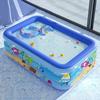 Inflatable Swimming Pool Large Family Pools 120cm Rectangle Framed Children Swimming Pool Summer Outdoor Kids Baby Bathtub Toys