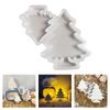 Christmas Tree Candle Mould Silicone Molds Ornament Molds Castings Molds Handmade Plasters Molds Craft Supplies