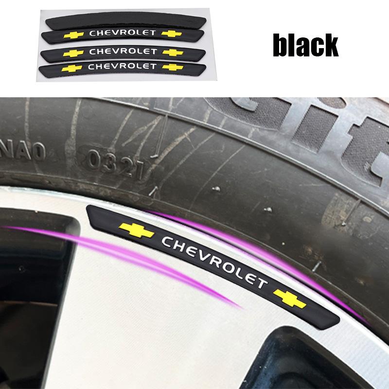 4pcs 3D Chevrolet newest Aluminum Car Wheel emblem Wheel Center Hub Cap auto Rim refit badge covers sticker styling accessories