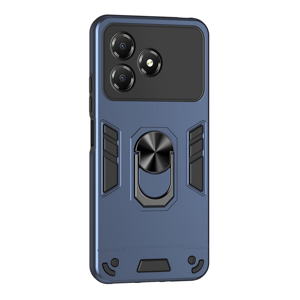 Для ZTE Blade A36 Чехол ПК+ТПУ Защита от падений Чехол для телефона с кольцом-подставкой