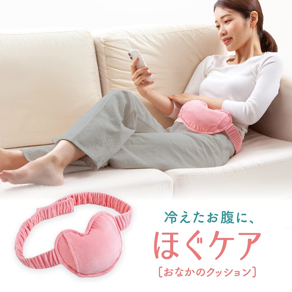 Alphax Shiatsu Cushion, Relaxation Care, for Stomach, Pink