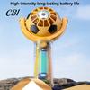 Multi-speed Handheld Fan Soccer Neck Fan, Portable Mini with Lanyard, Soft Breeze Football Shape Cooling for Outdoor Sports, Gift