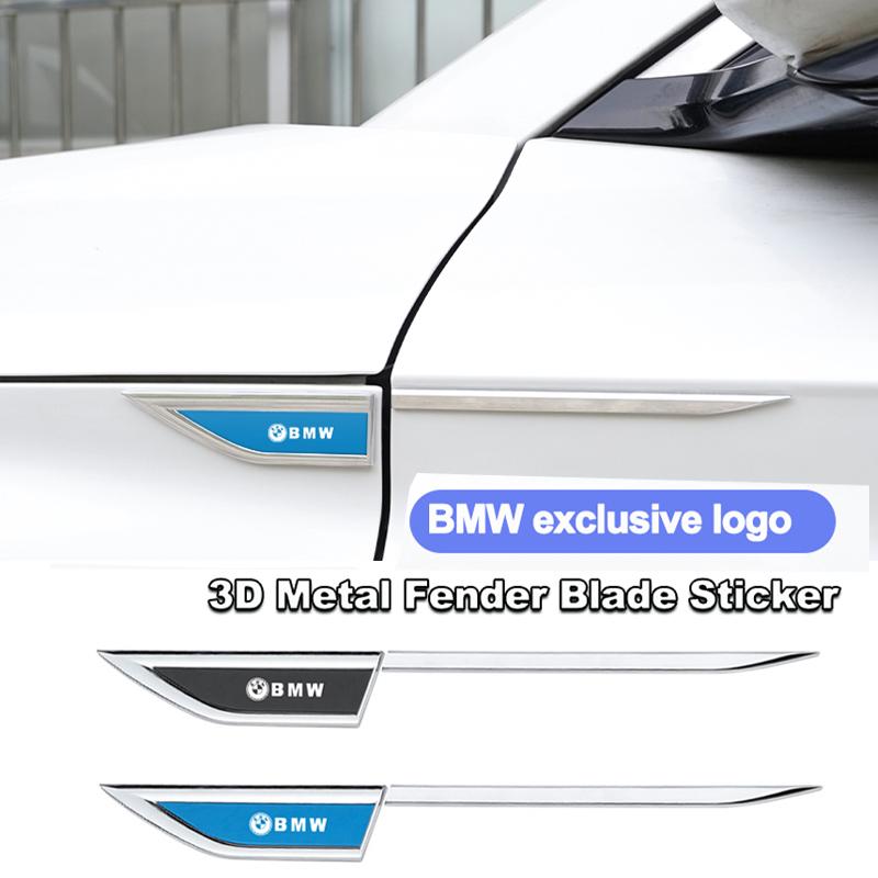 Car Metal Emblem Stickers Auto Badge Decorative Sticker For BMW X5 X6 X7 E28 E90 F20 E34 E53 GT G30 G26 M3 M4 M5 F98 F95 F96 F94 RR8