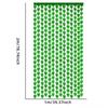 1/2 шт. Зеленый лист Дождь Занавес Блестящий Лист Джунглей Фольга Бахрома Занавес Сафари Рождество День рождения Вечеринка Украшения Принадлежности