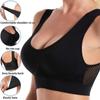 Seamless Mesh Women Sports Bras Fitness Gym Running Underwear Shockproof Bra Wireless 6XL Plus Size Breathable Yoga Bra