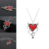 Modern Heart Pendant Necklace With Alloy Material For Allgender Fashion And Parties