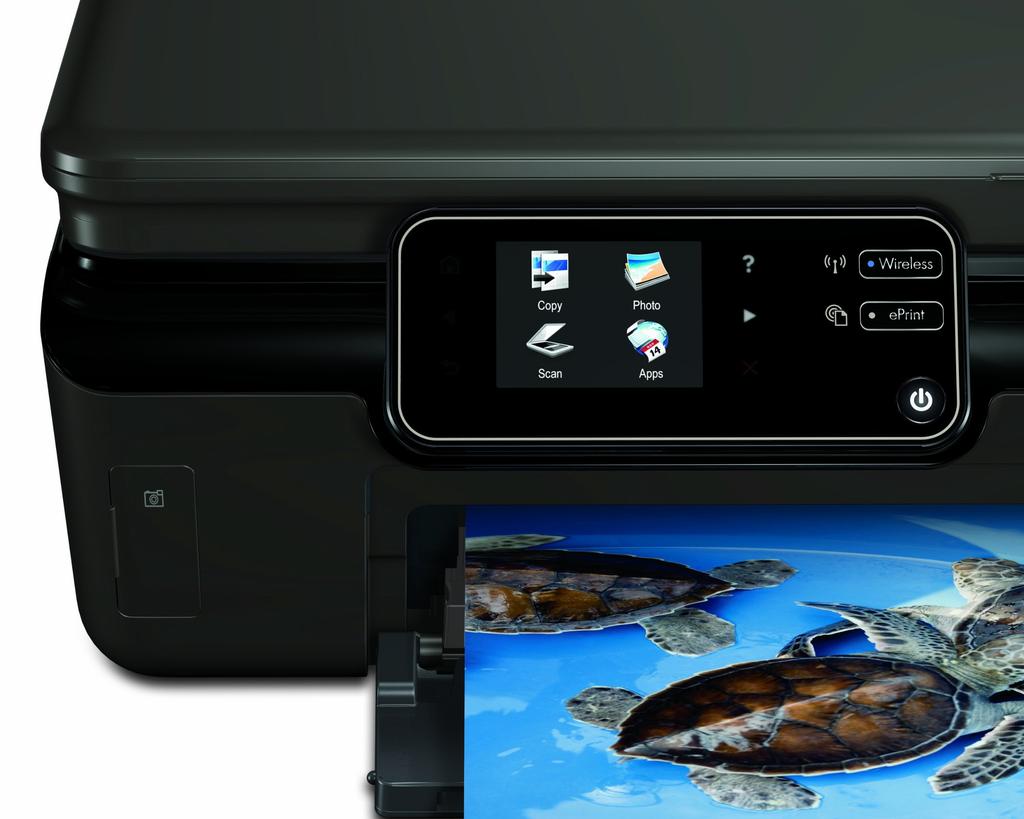 HP Photosmart 5510, совместимый со смартфоном, ePrint, совместимый с беспроводной связью, 4-цветный независимый струйный многофункциональный принтер формата A4 CQ181C#ABJ