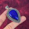 Lapis Lazuli Pendant Handmade Gemstone Jewelry, 925 Solid Sterling Silver Pendant ,Unique Design Jewelry Pendant