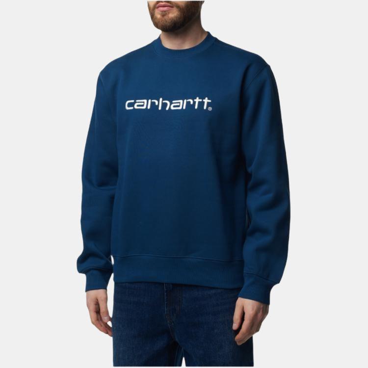 Carhartt WIP Свитшот с круглым вырезом и длинным рукавом Мужской свитшот I030546-1RB-XX